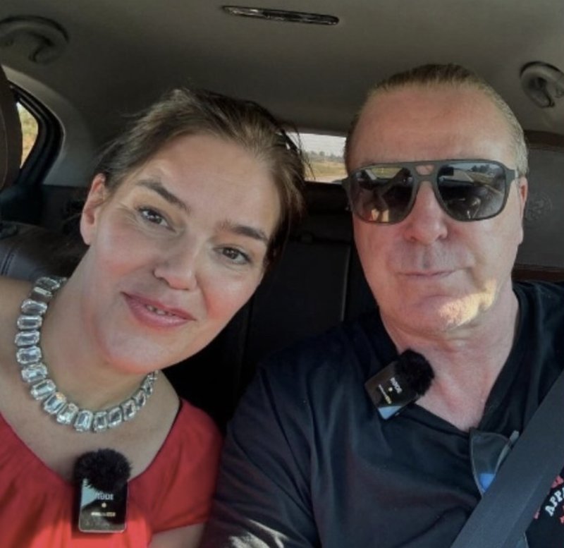 Sara Nilsson och Patrik Sjöberg. Foto: Skärmavbild Instagram/dumpenpunktse Sara Nilsson och Patrik Sjöberg. Foto: Skärmavbild Instagram/dumpenpunktse